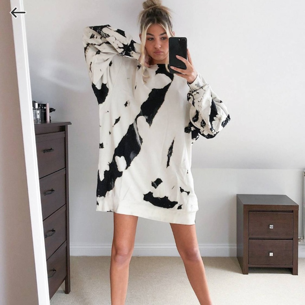 Weekday Liza mini sweatshirt dress